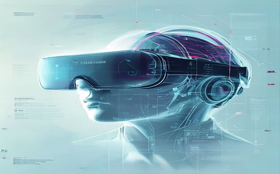 VR头显光场显示原理图